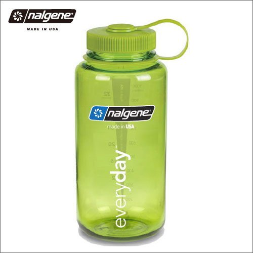 nalgene(ナルゲン) カラーボトル 広口1.0リットル トライタンボトル【bpa free】 GY
