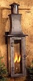 Artistic 7912 Maryville Tall Ceiling Mount Gas Lantern Washed Pewter
