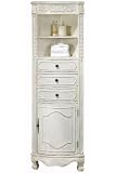 22w Corner Linen Storage Cabinet, CORNER, IVORY