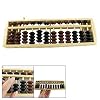 Brown Black Bead School Calculation Japanese Soroban Wood Abacus