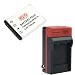EZOPower Replacement NP-45/NP-45A Battery + Travel Charger with Car Adapter for Fuji FinePix Z1000EXR / Z1010EXR, JZ100, JZ250, JX680, JX500, JX580,T500 / T510, T550 / T560, T400, T350 / T360, XP60, XP50 XP10 XP20 XP30 Z20fd J10 J20 Z70 Z33WP Z100fd Z90 T200 T300 JX350 Digital Cameras