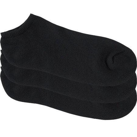 BLUE CROWN Mens No-Show Socks 3-Pack