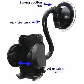 Ukdapper - CAR SUCTION MOUNT HOLDER For Apple iPod Touch/iPhone 3G/3GS /iPhone 4/4S