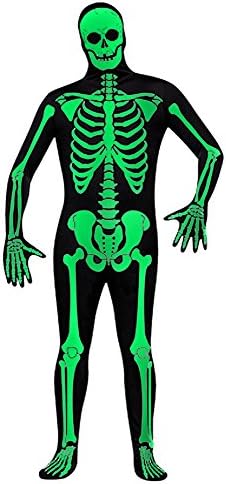 Glow Skeleton Full Body Suit - Kids Small
