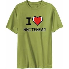 I Love Whitehead Nachnamen Herren T-Shirt (Olivgr�n, Gr��en X-Small - XXX-Large)