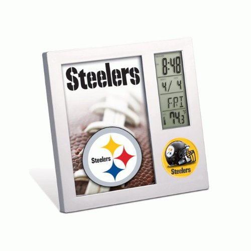 NFL Schreibtischuhr mit LCD-Display Pittsburgh Steelers