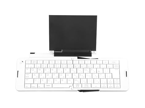 iBUFFALO Bluetooth〓3.0対応 折りたたみキーボード「ポメラ」用キーボード採用モデル BSKBB03WH
