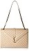 Saint Laurent Women's Classic Large Monogram Satchel, Poudre
