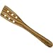 French Olive Wood Spatula with Drainage Holes