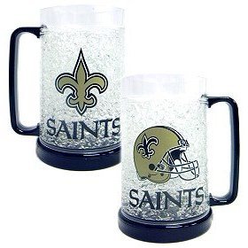 New Orleans Saints NFL Crystal Freezer Mug