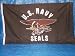 US Navy Seals Flag 3x5ft Polyester