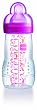 MAM Single Pack Baby Bottle, 4 Months, 11 Ounce, Colors May Vary