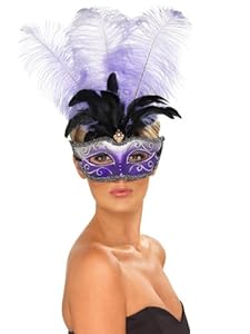 Smiffy's Venetian Colombina Plume (Multi Colour)