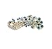 Jackie Fashion Women Lady Peacock Full Crystal Rhinestones Hairpin Hair Clip