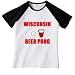 Wisconsin Beer Pong Jr. Miss Cap Sleeve