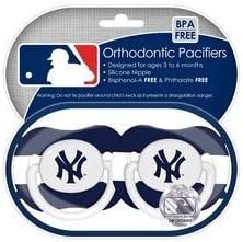 New York Yankees Baby Pacifiers - 2 pack