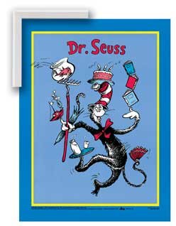Art4Kids AB41003 Cat In the Hat Seu - Creative Canvas, Art Block Mount