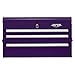 Viper Tool Storage V2603PUC 26-Inch 3-Drawer 18G Steel Top Chest, Purple
