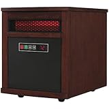 Duraflame 9HM8101-C299 Portable Electric Infrared Quartz Heater, Cherry