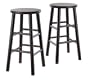 Winsome Wood S/2 Wood 24-Inch Stools, Espresso Finish