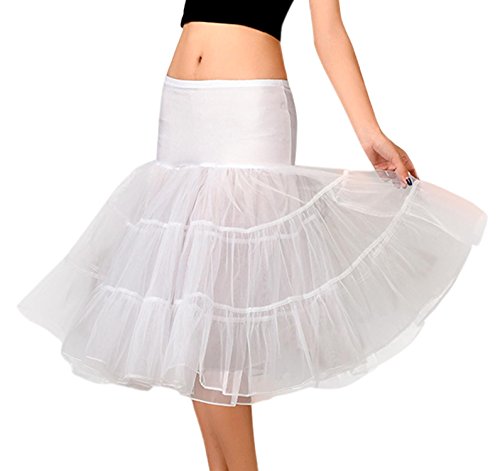 IF FEEL Women's 50s Vintage Underskirt Petticoat Tutu Crinoline Skirts