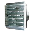 MaxxAir IF18 3000-CFM 18-Inch Blade Heavy-Duty Exhaust Fan with Integrated Shutter
