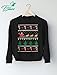 Flying Santa Ugly Christmas Sweater Cute Xmas Toddler/Kids Sweatshirts