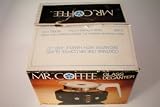 Mr. Coffee Replacement Glass Decanter [Model D-7C] White P27-5 -- 8 Cup Decanter with Lid -- Can Be 10 Cup if Filled to Bottom of Metal Rim -- New Old Stock