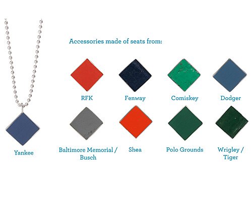 Authentic Stadium Seat Necklace