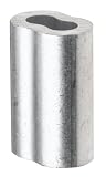 Aluminum Crimping Loop Sleeve for 3/32 Diameter Wire Rope and Cable