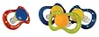 N�by 5968M - Einschlafsauger Silikon mit Noppen, 0-6 Monate, Saugerform: flach - oval. 2 St�ck Pack, Farbe nicht frei w�hlbar