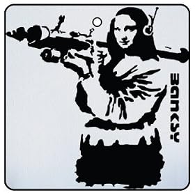 BANKSY RPG MONA LISA CAR AIR FRESHENER