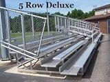 NRS Inc. 5 Row Aluminum Bleachers (Deluxe Model) (Call 1-800-327-0074 to order)