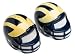 Arthur Court University of Michigan Collegiate Football Helmet Salt and Pepper Set