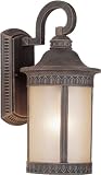 Forte Lighting 1770-01-28 Painted Rust Traditional Traditional / Classic Outdoor Wall Sconce