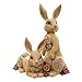 Jim Shore Heartwood Creek Honey Bunnies-Two Bunnies with Flowers Figurine