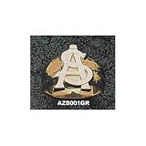 Arizona State Sun Devils Solid 10K Gold Interlocked ''AS'' Ring Size 9 1/2