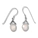 Jewelry : Sterling Silver Faceted Rose Quartz Dangle Earrings by Sajen