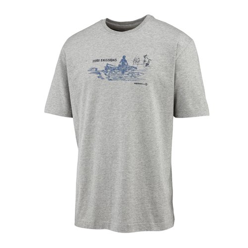 Men's Merrell ZERO EMISSIONS Casual Shirt GRAY MED REG