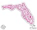 Florida Shape Cute Letters Native Local - 3