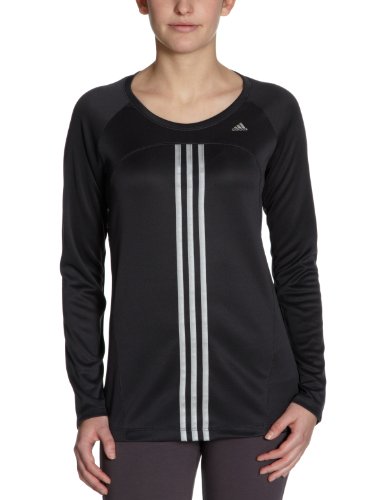 Adidas Damen Longsleeve Top Clima Q4 Ml, phantom / silber, 40, O03764-40