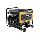 KIPOR ガソリン発電機 (50Hz/単相100V/三相200V/5.5kVA/低騒音型) KGE5.5E3Ph