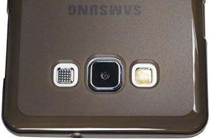 A5 Case, Samsung Galaxy A 5 Matt Aqua, Mobile Soft Jelly Case - Retail Packaging (Light Black)