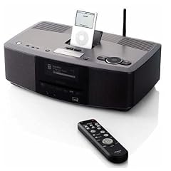 Denon S 52 Kompaktanlage (CD/WMA/MP3-Player, UKW-/MW-Tuner, iPod-Docking Station, Klinkenbuchse, USB 2.0) anthrazit