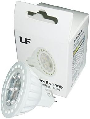 LIGHTING FAMILY® 4W GU5.3 MR16 LED Bulbs, 50W Halogen Bulbs Equivalent, 12 VAC/DC, 38° Beam Angle, 310lm, Warm White, 3000K, LED Light Bulbs, Spotlight, Pack of 6 Units