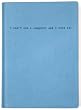 Turquoise "I can't use a computer" Address Book