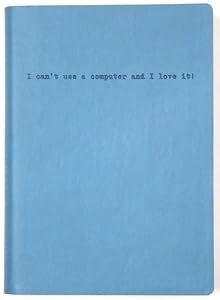 Turquoise "I can't use a computer" Address Book