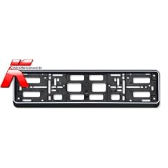 praktischer klapp Kennzeichenhalter in schwarz passend f�r die Kennzeichengr��e 520 mm x 110 mm