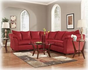 Amazon.com - Red Leather Sofa set Ashley Furniture - Ashley Furniture