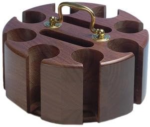 Drueke 200 Count Chip Rack in Walnut Finish